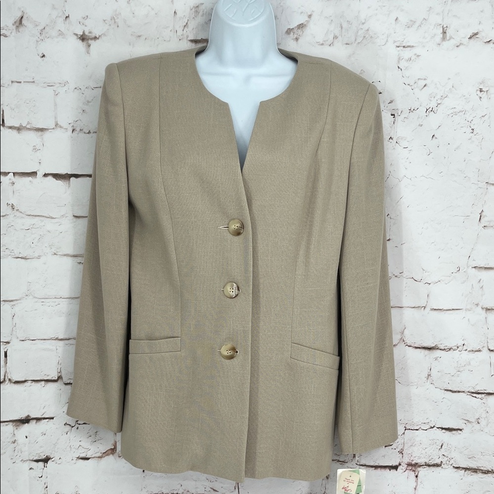 ✨VTG✨NWT Deadstock Oleg Cassini Blazer, Size 10
